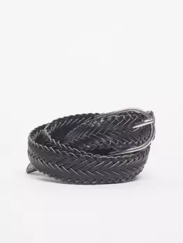 Плетёный ремень из экокожи