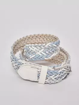 Плетёный ремень из экокожи