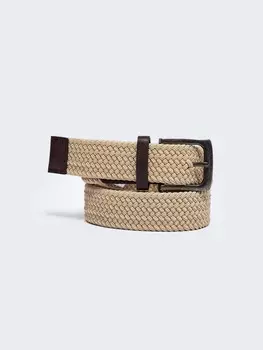 Плетёный ремень из текстиля