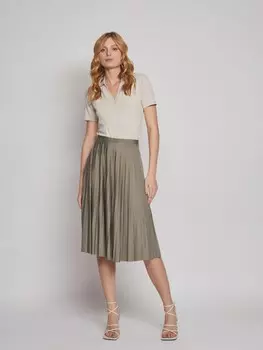 Плиссированная юбка на резинке