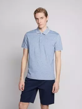 Футболка поло с узором