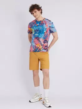 Принтованная футболка из хлопка