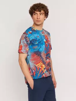 Принтованная футболка из хлопка