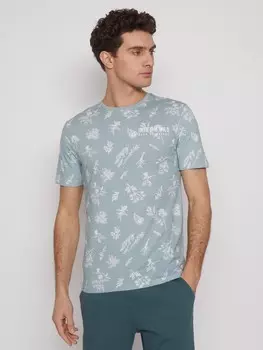 Принтованная футболка с коротким рукавом