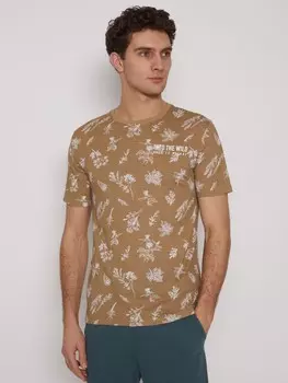 Принтованная футболка с коротким рукавом