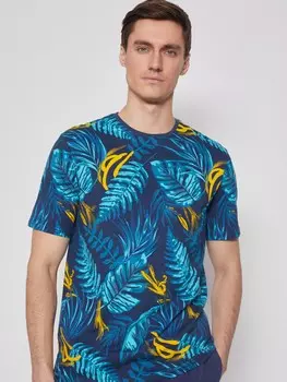 Принтованная футболка с коротким рукавом