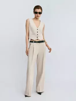 Прямые брюки со стрелками