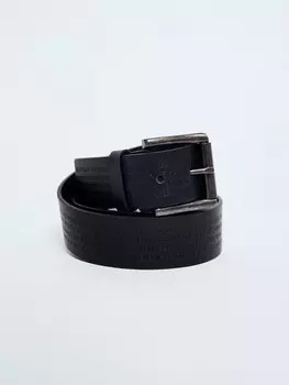 Ремень из экокожи с тиснением