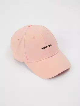 Розовая бейсболка