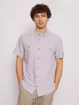 Рубашка из хлопка с коротким рукавом