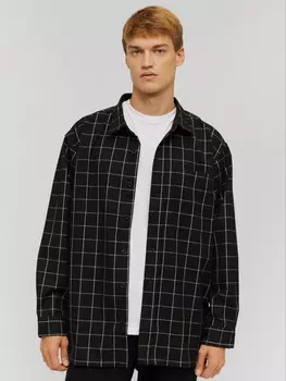 Рубашка в клетку с нагрудным карманом