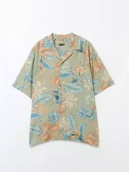 Рубашка из вискозы с коротким рукавом