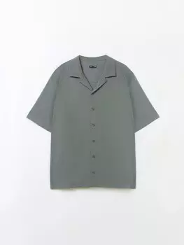 Рубашка из вискозы с коротким рукавом