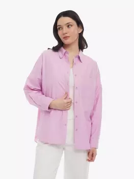 Рубашка оверсайз силуэта с надписью на спине