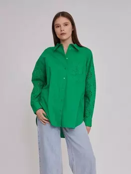 Рубашка с перфорированным узором