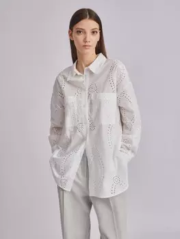 Рубашка с перфорированным узором