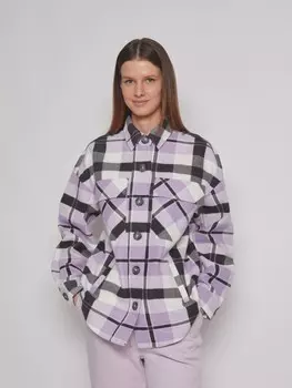 Рубашка-жакет с клетчатым принтом