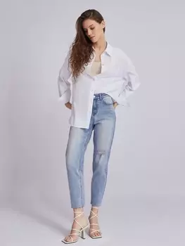 Рваные джинсы силуэта Boyfriend