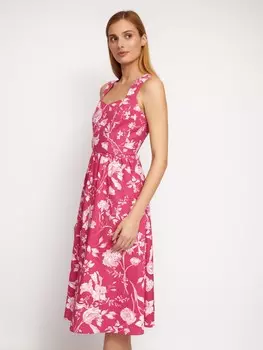 Сарафан из хлопка с цветочным принтом