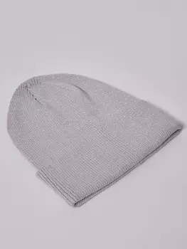 Шапка-бини с люрексом