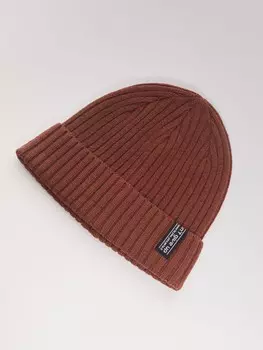 Шапка-бини с отворотом