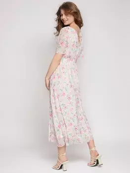 Шифоновое платье с запахом