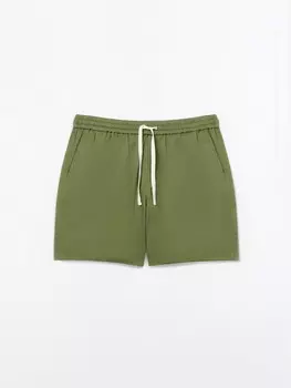 Шорты на резинке из хлопка