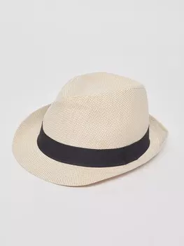 Соломенная плетёная шляпа