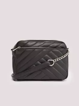Стёганая сумка кросс-боди с ремешком на цепочке