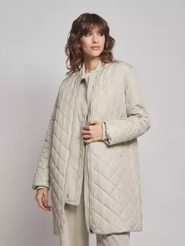 Стёганое пальто-бомбер