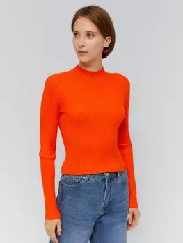 Свитер-водолазка с воротником-стойкой