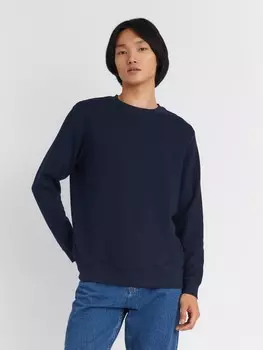 Свитшот из фактурного трикотажа с длинным рукавом