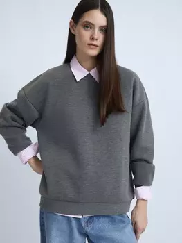 Свитшот однотонный без принта