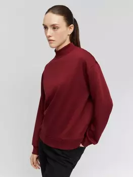 Свитшот с воротником-стойкой