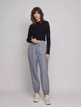 Тканевые брюки-джоггеры