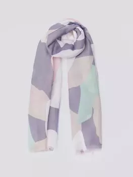 Тканевый шарф с рисунком