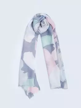 Тканевый шарф с рисунком