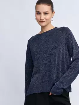 Тонкий джемпер с люрексом