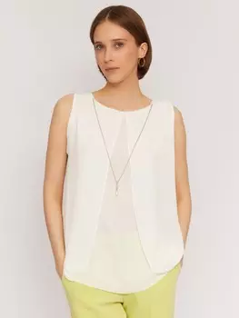 Топ-блузка без рукавов с подвеской