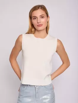 Топ из вискозы без рукавов