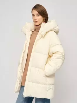 Тёплая куртка-пальто с капюшоном