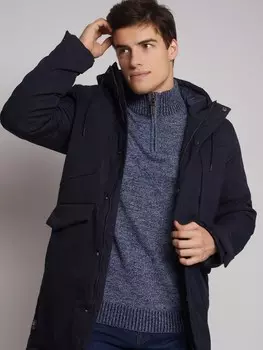 Тёплая куртка-парка с капюшоном