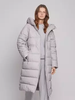 Тёплое пальто с капюшоном