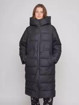 Тёплое пальто с капюшоном