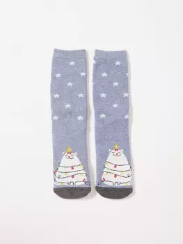 Тёплые новогодние носки