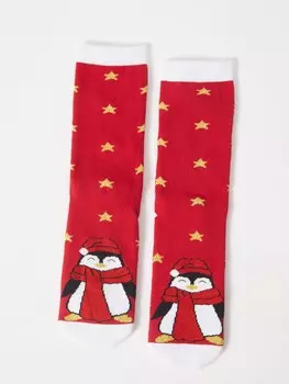 Тёплые новогодние носки