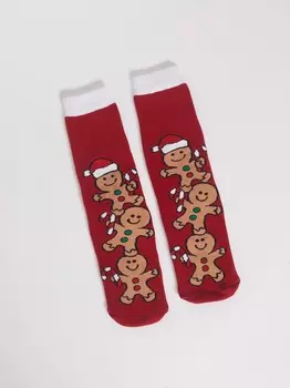 Тёплые новогодние носки