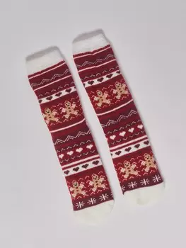 Тёплые новогодние носки