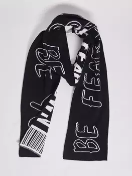 Тёплый трикотажный шарф