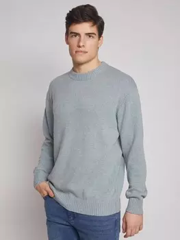 Тёплый вязаный джемпер